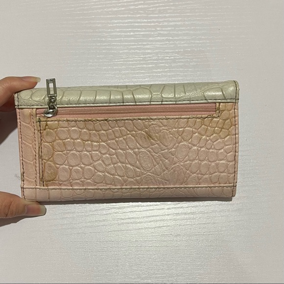 Guess Tri Color Matte Alligator Wallet - Picture 3 of 4